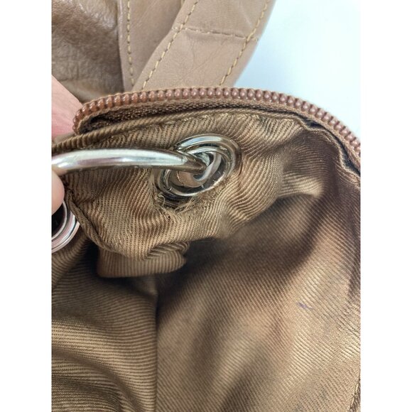 *Great American Leather Works Brown Cow Hide Crossbody Bag Medium Shoulder Purse - Picture 13 of 14